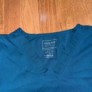 Cherokee Workwear Revolution WW620 Caribbean XL Scrub Top